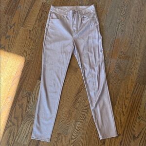 Free People Faux Leather Skinny Pants / Vegan Leather / High Rise